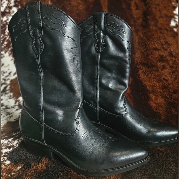 Steve Madden Shoes - Steve Madden Leather Cowboy Boots